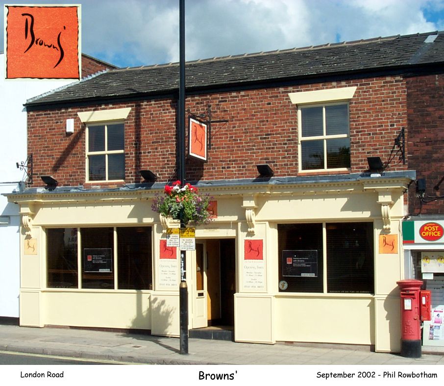Browns Cafe Bar - Hazel Grove. (Pub, External, Key). Published on 26-03-2011