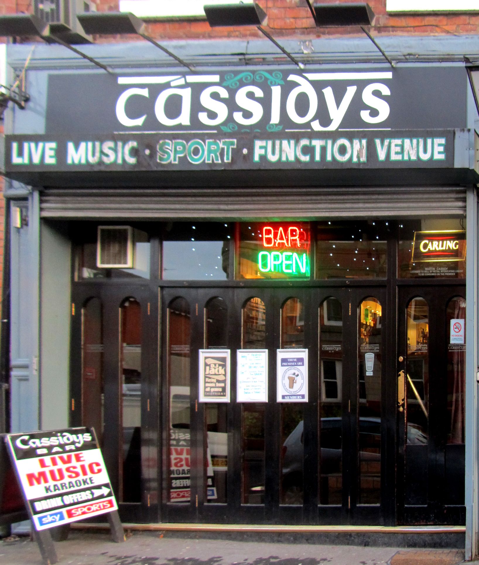 Cassidys - Heaton Moor. (Pub, External, Key). Published on 23-05-2013