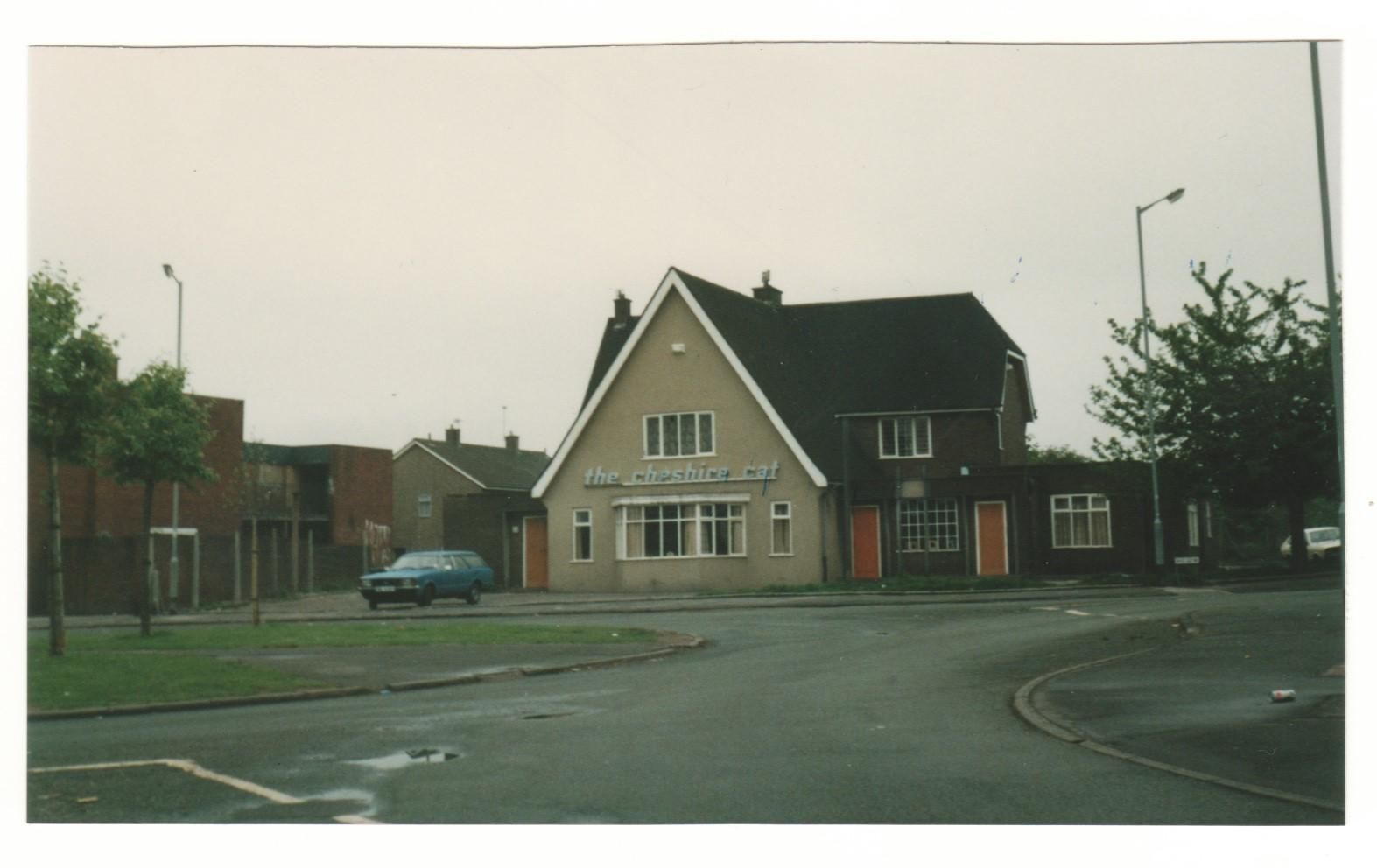 Cheshire Cat - Brinnington 1987. (Pub, External, Key). Published on 15-10-2021