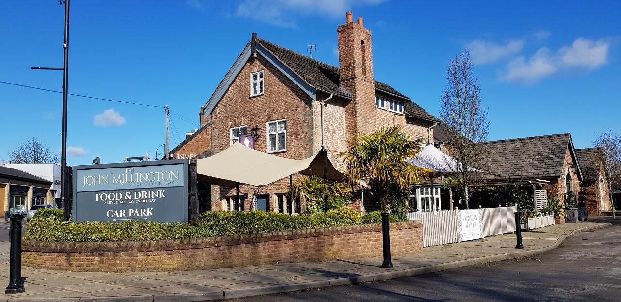 Cheadle Hulme - John Millington exterior 2021-04. (Pub, External, Key). Published on 27-04-2021