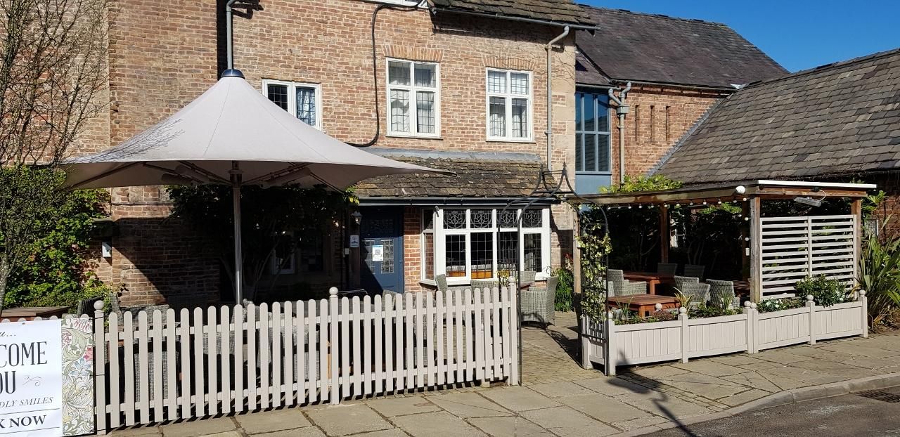 Cheadle Hulme - John Millington outside 2021-04. (Pub, External, Garden). Published on 27-04-2021
