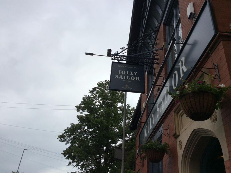 Davenport - Jolly Sailor sign 2019. (Pub, External, Sign). Published on 10-07-2019