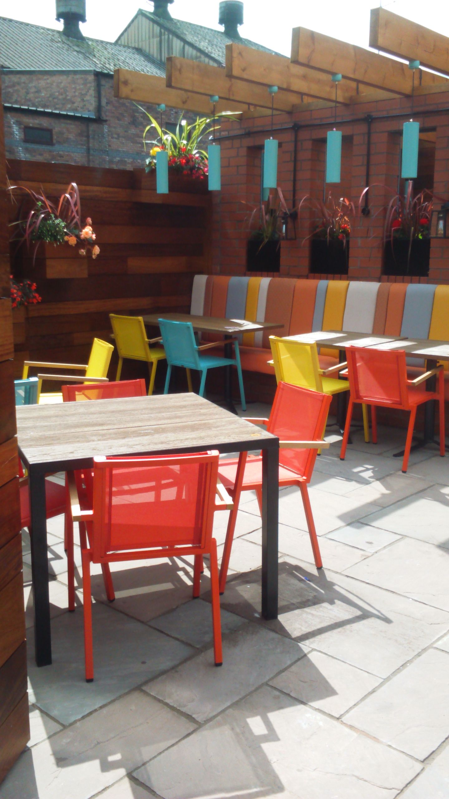 Kings Hall beer garden - Cheadle Hulme 2015-08-05. (Pub, External). Published on 05-08-2015