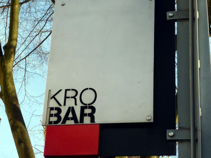 Kro Bar sign- Chorlton-on-Medlock 2017. (Pub, External). Published on 14-03-2017 