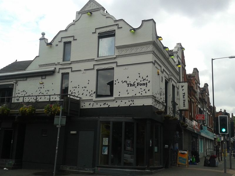 Font - Fallowfield. (Pub, External). Published on 16-06-2013