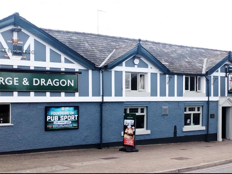 Hazel Grove - George & Dragon 2019. (Pub, External, Key). Published on 11-08-2019