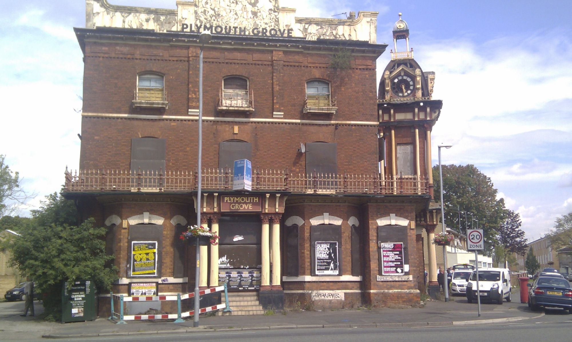 Plymouth Grove - Chorlton-on-Medlock. (Pub, External, Key). Published on 19-08-2011