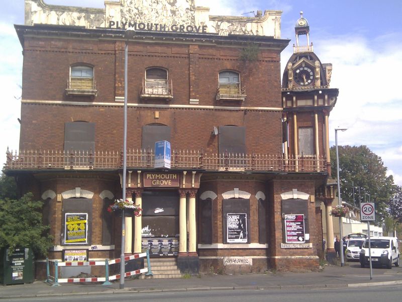 Plymouth Grove - Chorlton-on-Medlock. (Pub, External, Key). Published on 19-08-2011