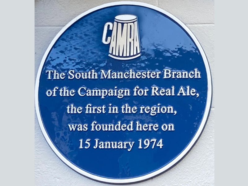 Printers Arms - Cheadle,CAMRA plaque presentation 2021 09 29. (Pub, External, Award). Published on 01-10-2021