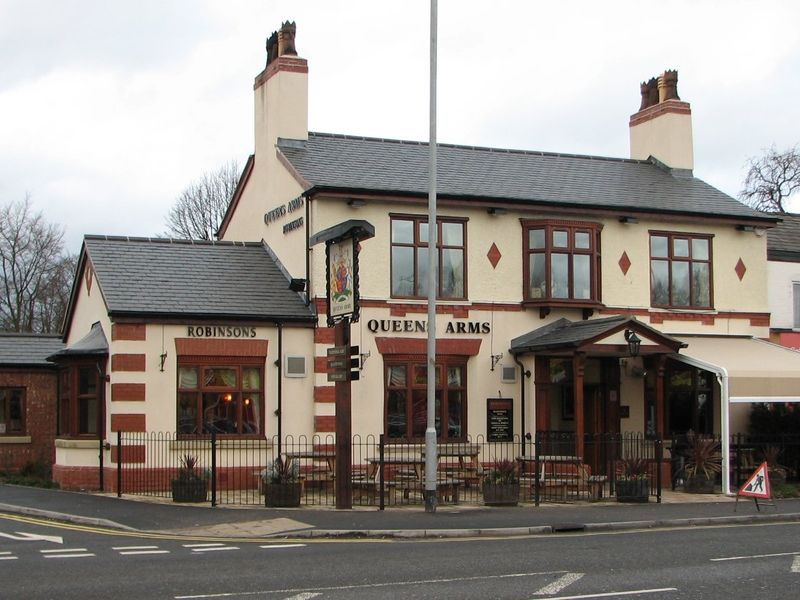 Queens Arms - Cheadle. (Pub, External). Published on 19-06-2009