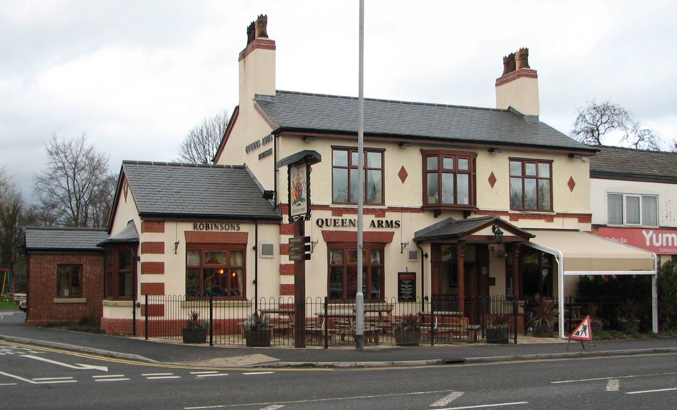 Queens Arms - Cheadle. (Pub, External). Published on 19-06-2009