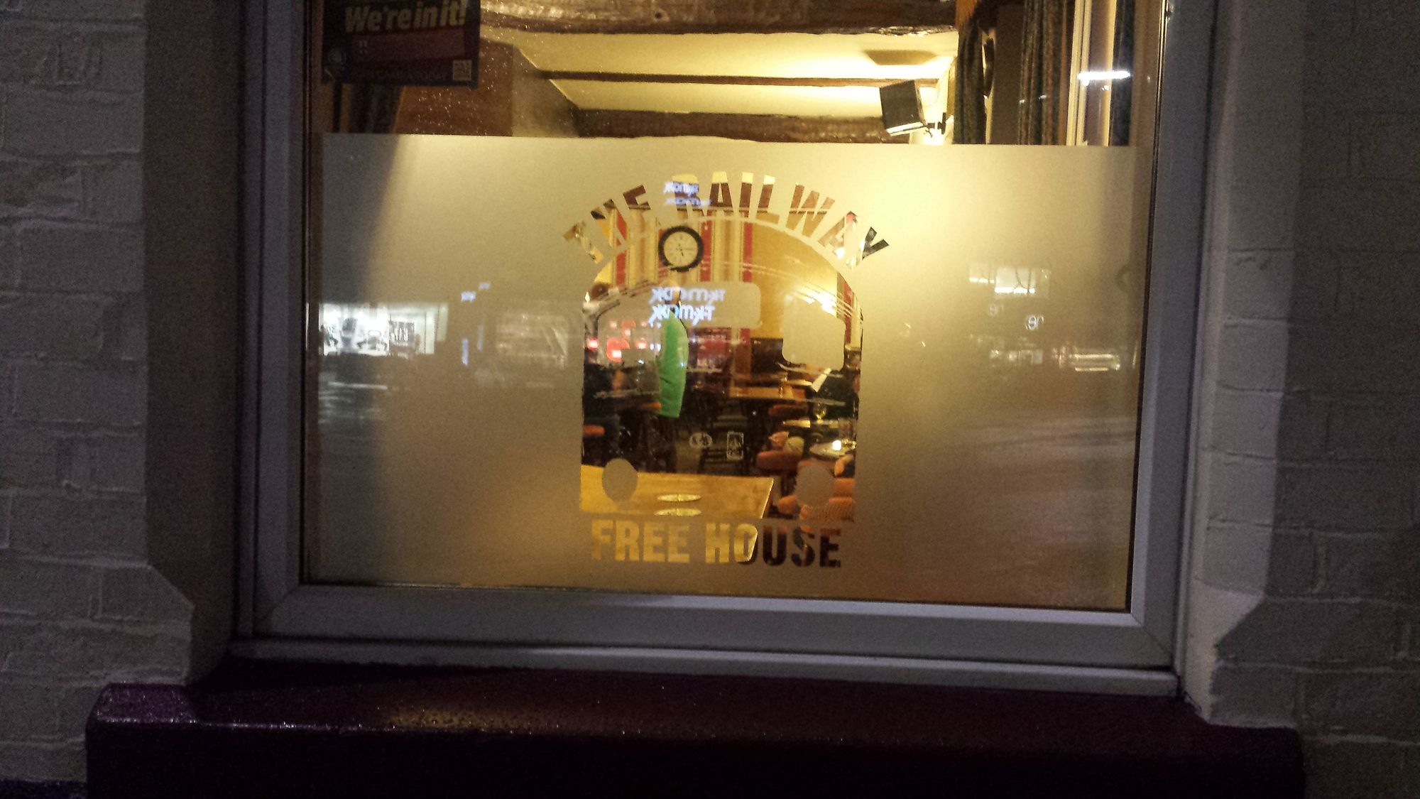 Railway window 2016 - Portwood. (Pub, External). Published on 22-11-2016