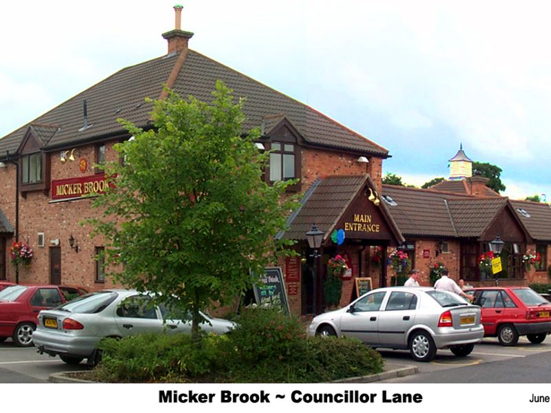 Micker Brook - Cheadle Hulme. (Pub, External). Published on 04-06-2013