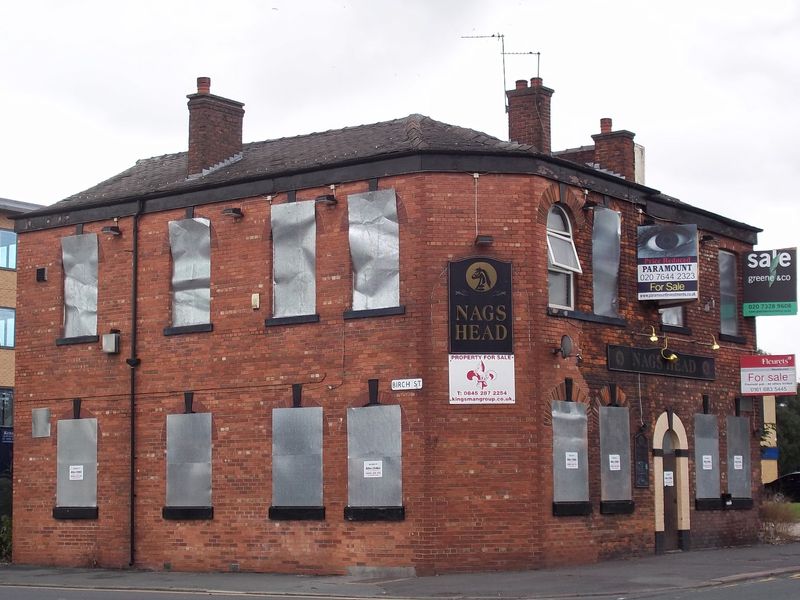 Nags Head closed - Gorton. (Pub, External). Published on 12-08-2011