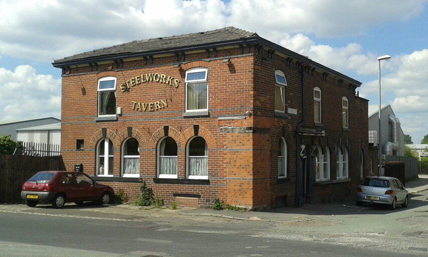 Gorton - Steelworks Tavern 2011-03-26. (Pub, External, Key). Published on 26-03-2011