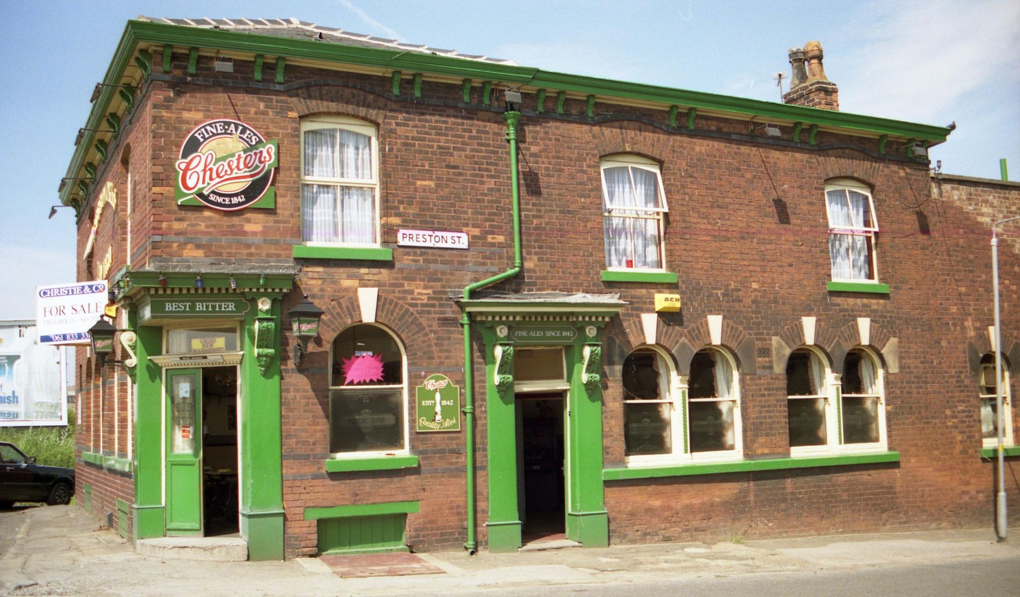 Gorton - Steelworks Tavern 1991. (Pub, External). Published on 01-01-2025