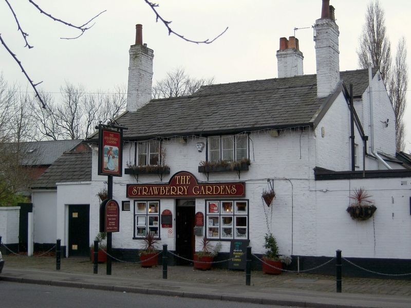 Strawberry Gardens - Offerton. (Pub, External, Key). Published on 04-01-2009