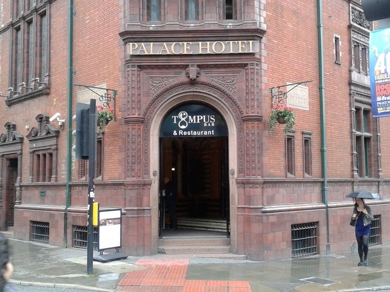 Tempus Bar, Palace Hotel - Manchester. (Pub, External, Key). Published on 14-06-2013