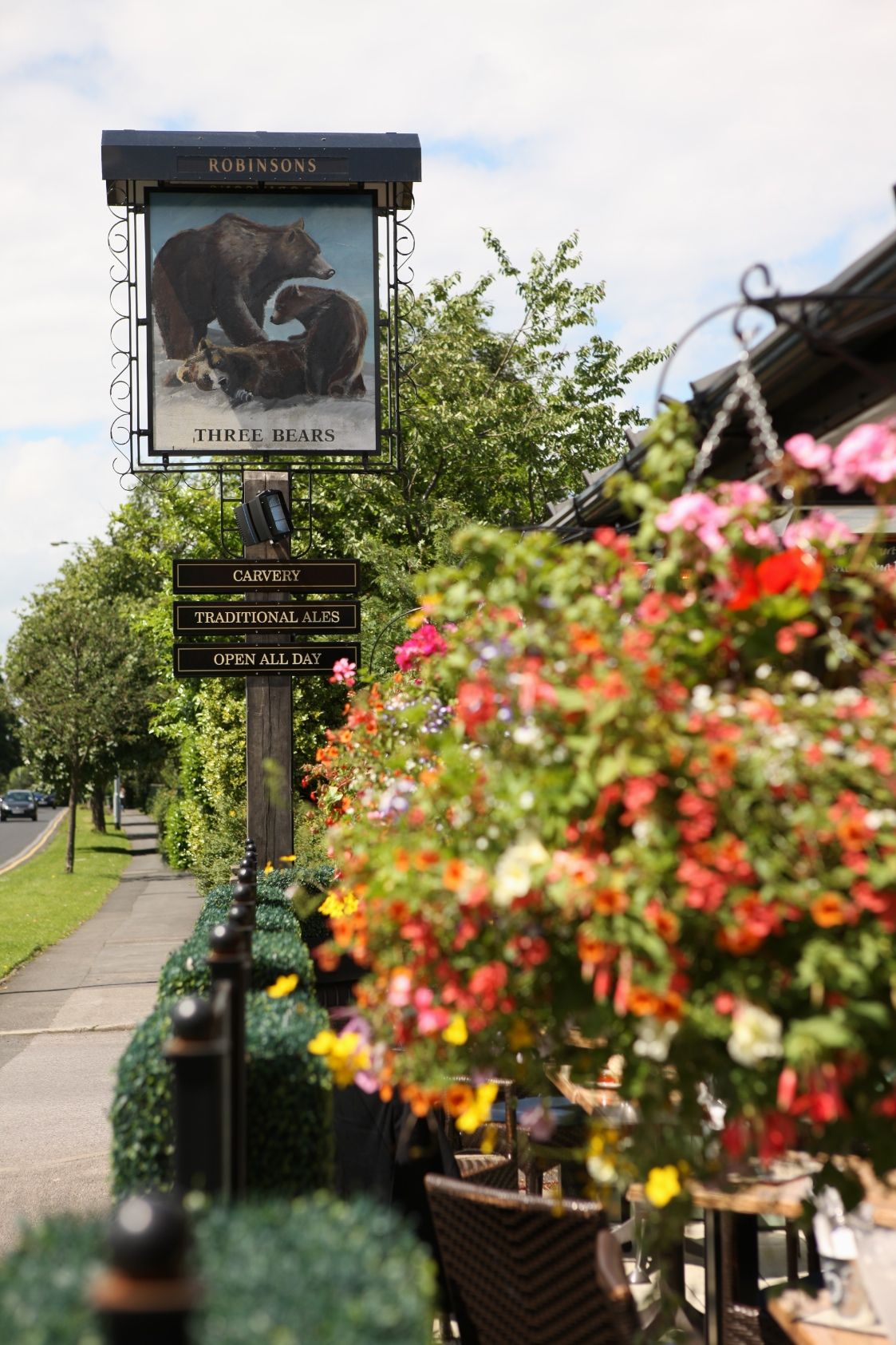 Three Bears - Hazel Grove. (Pub, External, Sign). Published on 29-06-2012