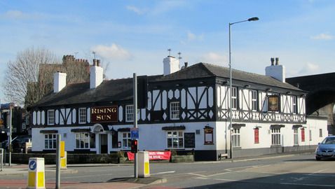 Rising Sun - Hazel Grove 2011. (Pub, External). Published on 13-03-2011