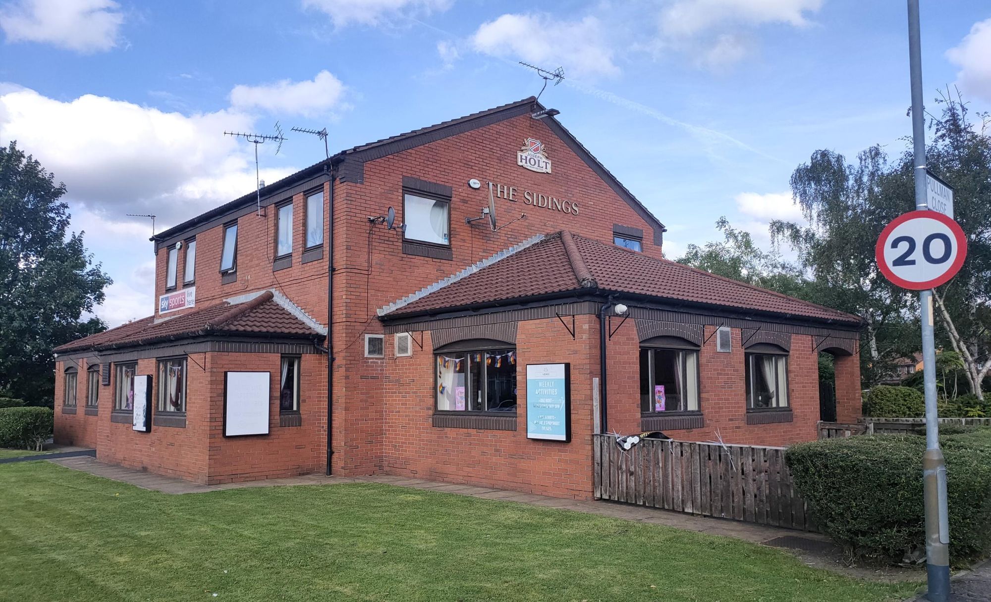 Levenshulme - Sidings 20240608. (Pub, External, Key). Published on 12-10-2026