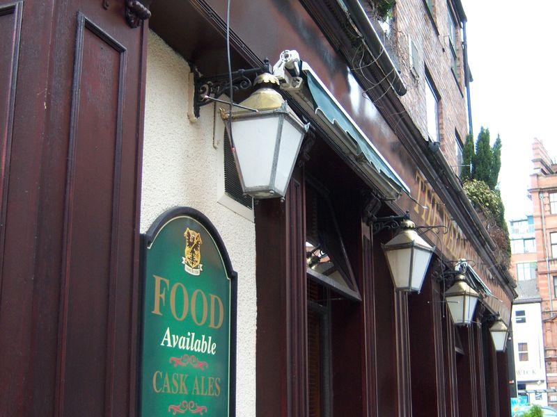 Waldorf sign - Manchester. (Pub, Sign). Published on 12-05-2013