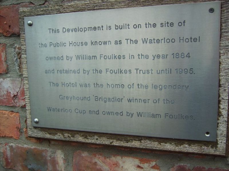 Waterloo plaque detail - Stockport. (Pub, External). Published on 11-01-2011