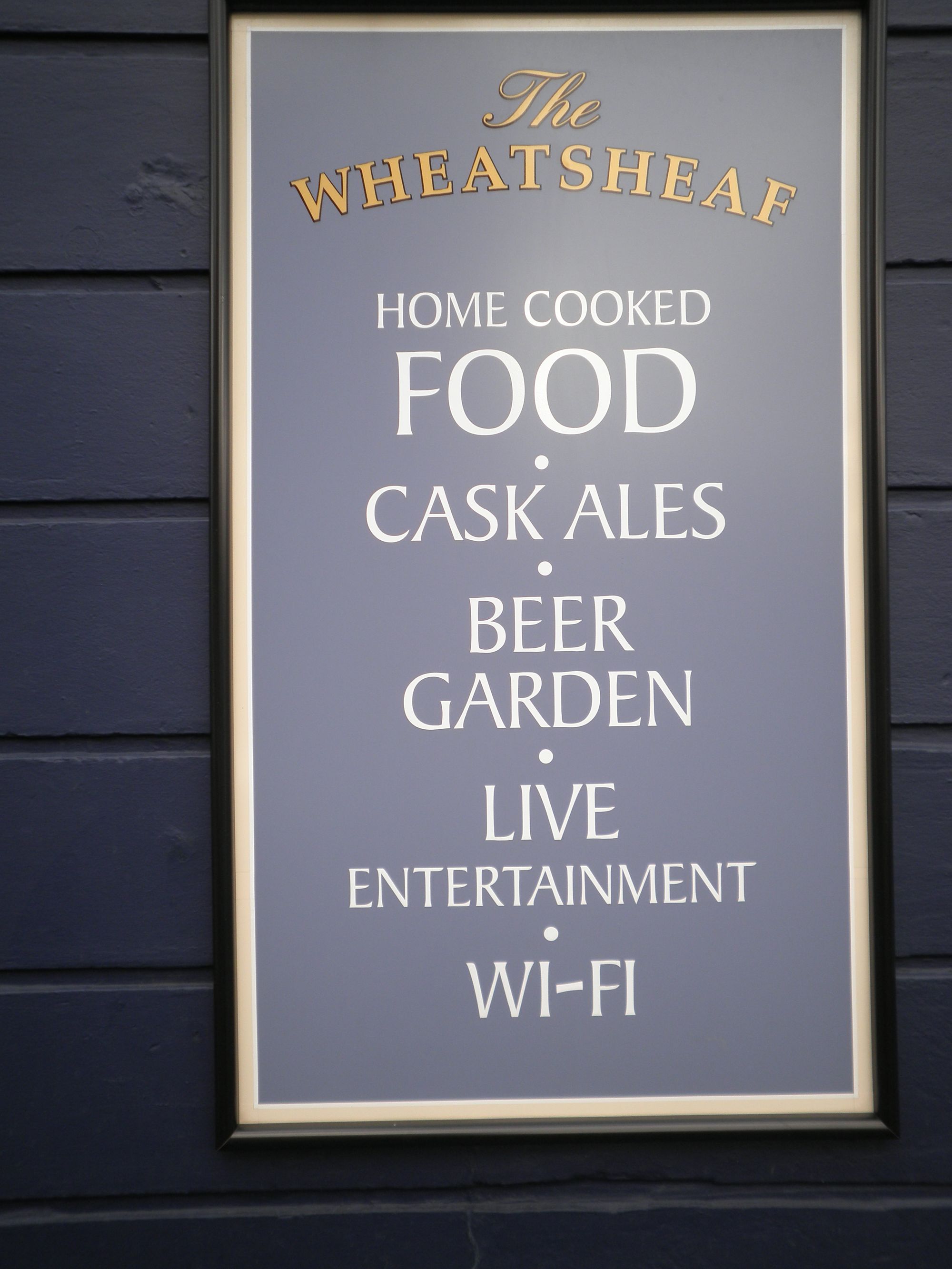 Wheatsheaf - Heaviley. (Pub, Sign). Published on 11-03-2011