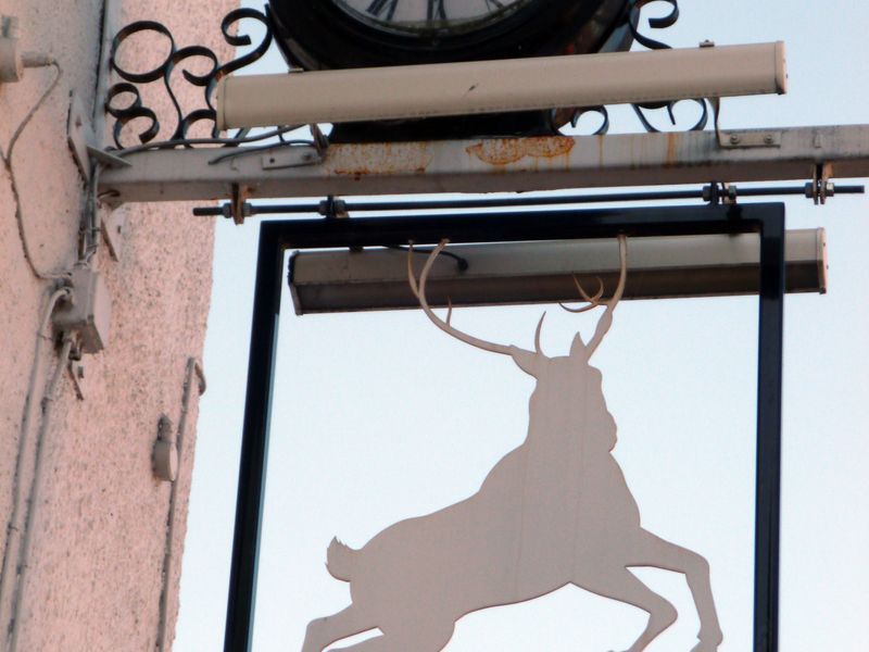 White Hart Tavern sign 2016- Cheadle. (Pub, Sign). Published on 29-08-2016