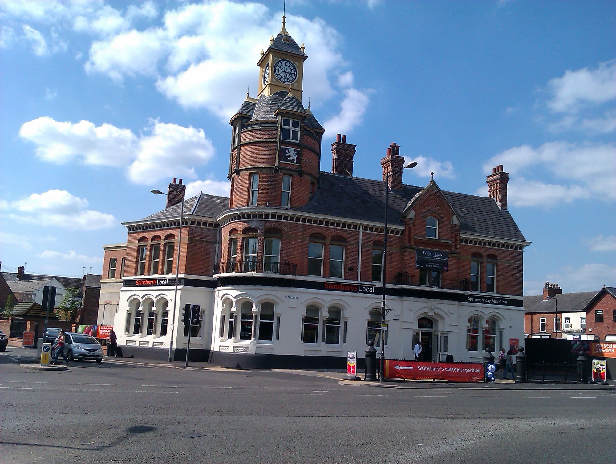 White Lion as Sainsbury - Withington. (Pub, External). Published on 30-07-2011