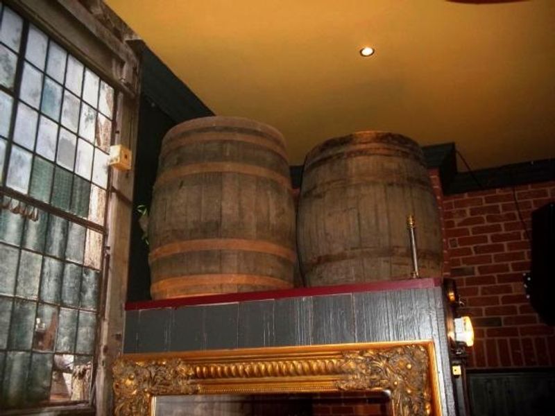 Above the exit to the beer garden. (Pub). Published on 15-07-2013 