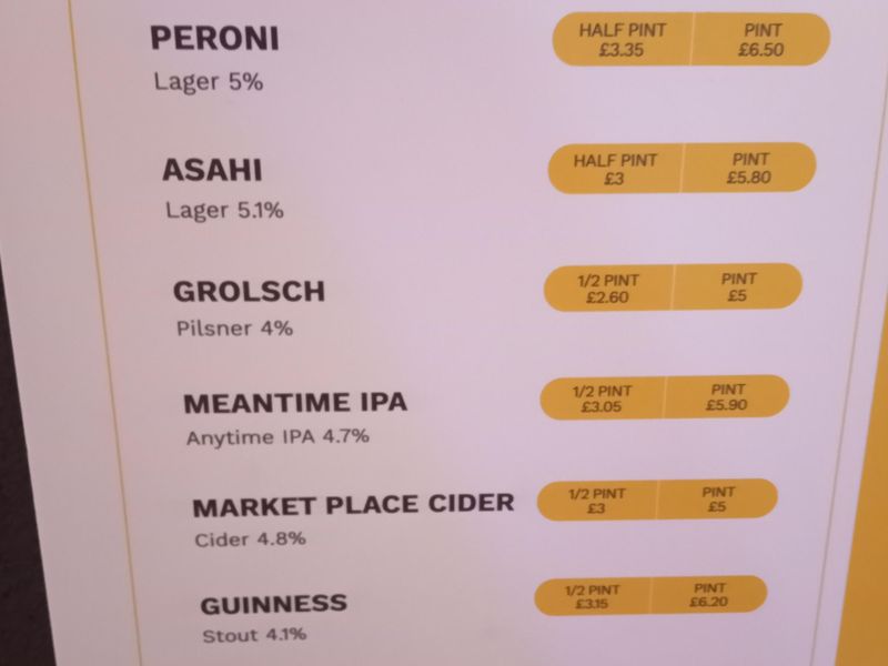 Beer Menu May 2024. Published on 27-05-2024 