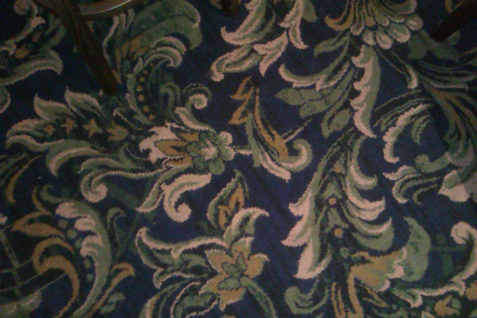 The pub's unique carpet pattern. (Bar). Published on 24-11-2022