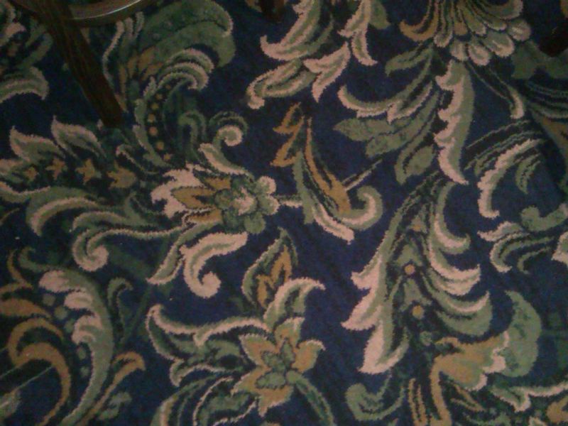 The pub's unique carpet pattern. (Bar). Published on 24-11-2022