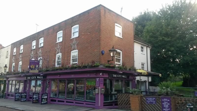 Pub frontage from the street. (Pub, External, Key). Published on 07-01-2022