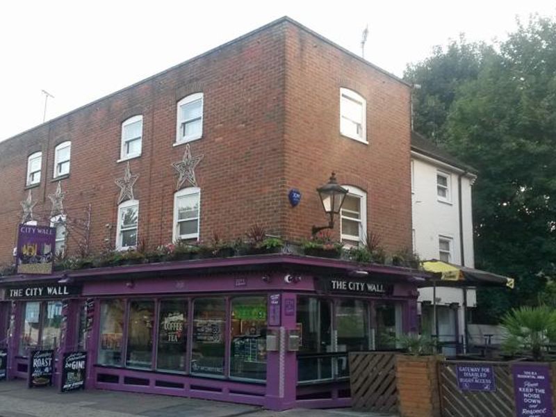 Pub frontage from the street. (Pub, External, Key). Published on 07-01-2022