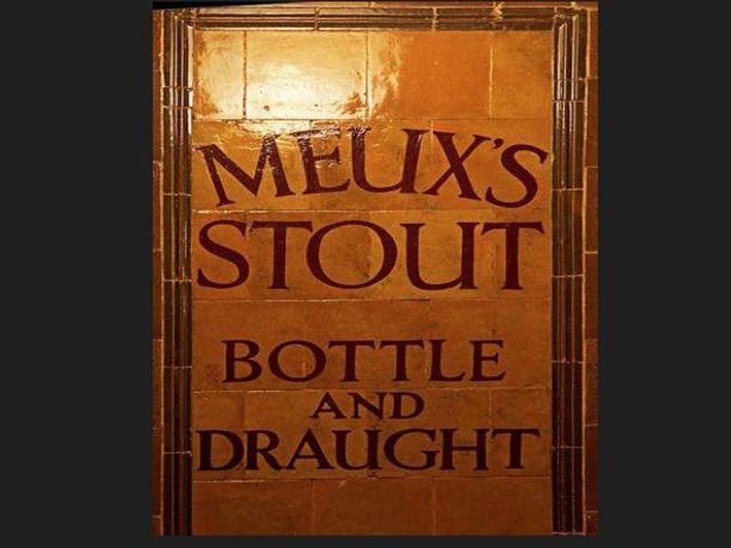 Meux's Stout tiling on frontage. (Pub, External). Published on 25-07-2023
