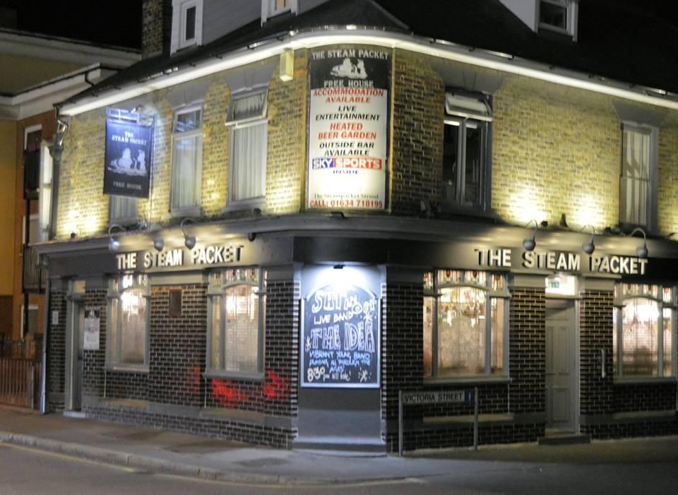 Street corner view at night. (Pub, External). Published on 04-10-2016