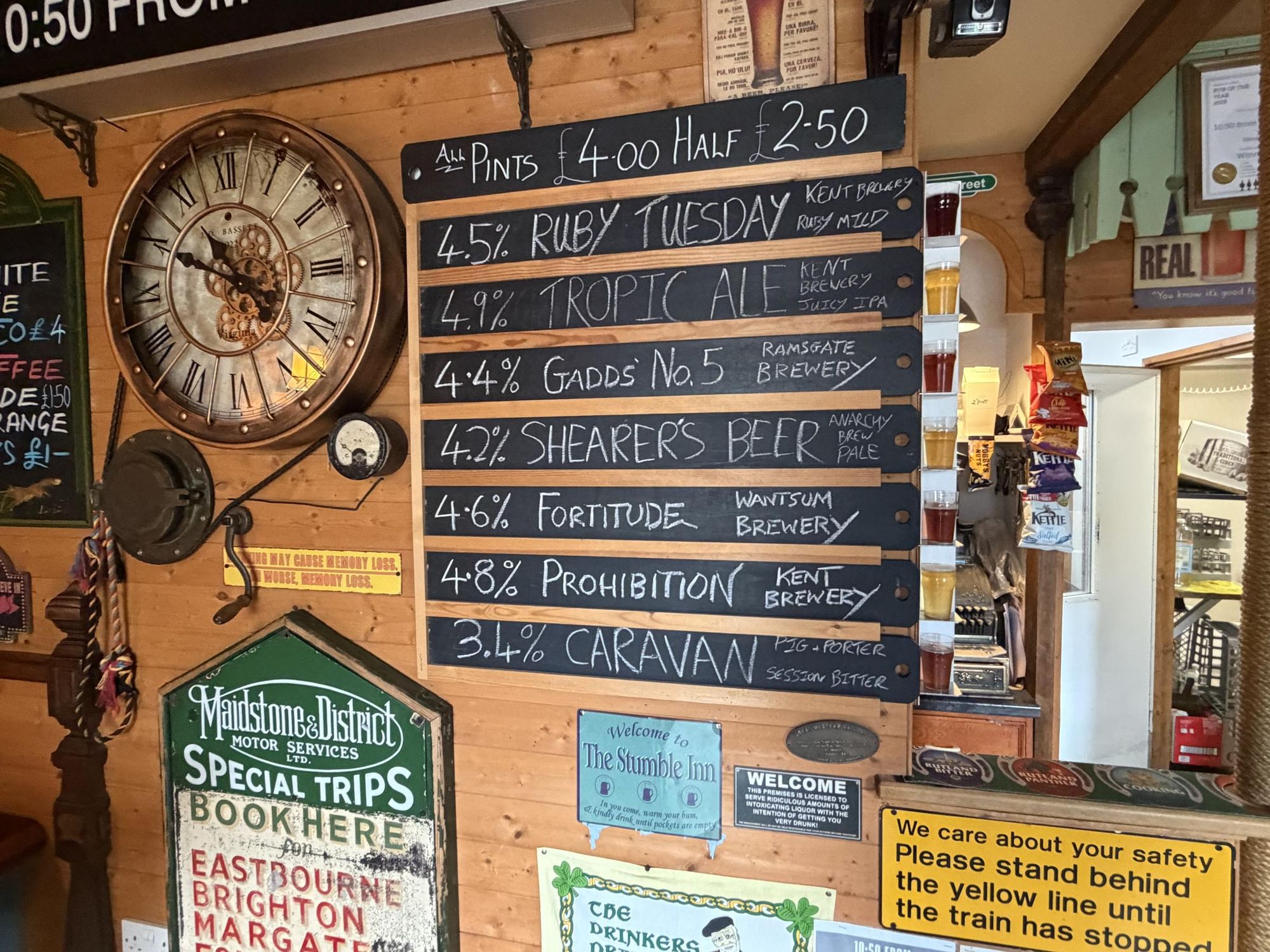 The beer board menu. (Pub, Bar). Published on 16-05-2026