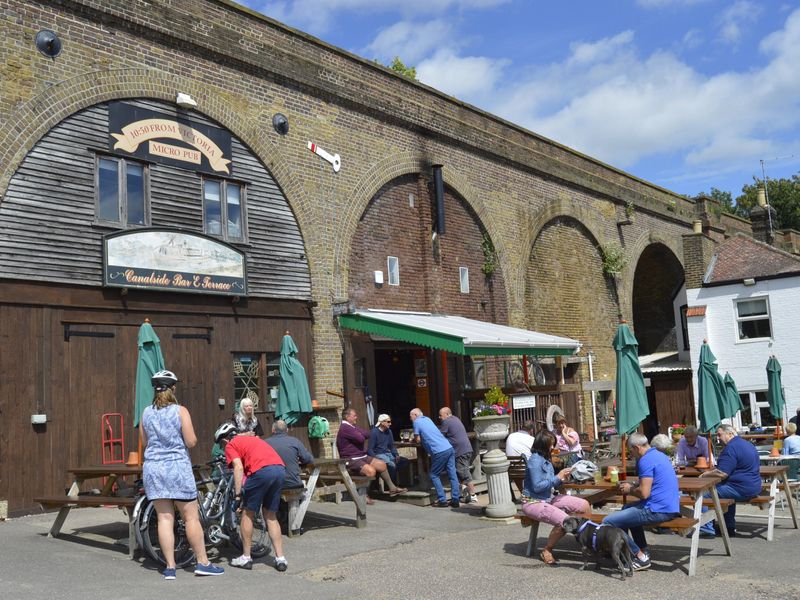 Pub frontage from garden. (Pub, External, Key). Published on 17-06-2018
