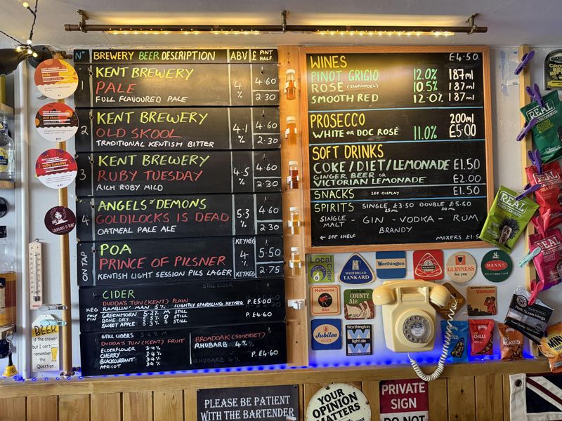 The beer board menu. (Pub, Bar). Published on 15-05-2026 