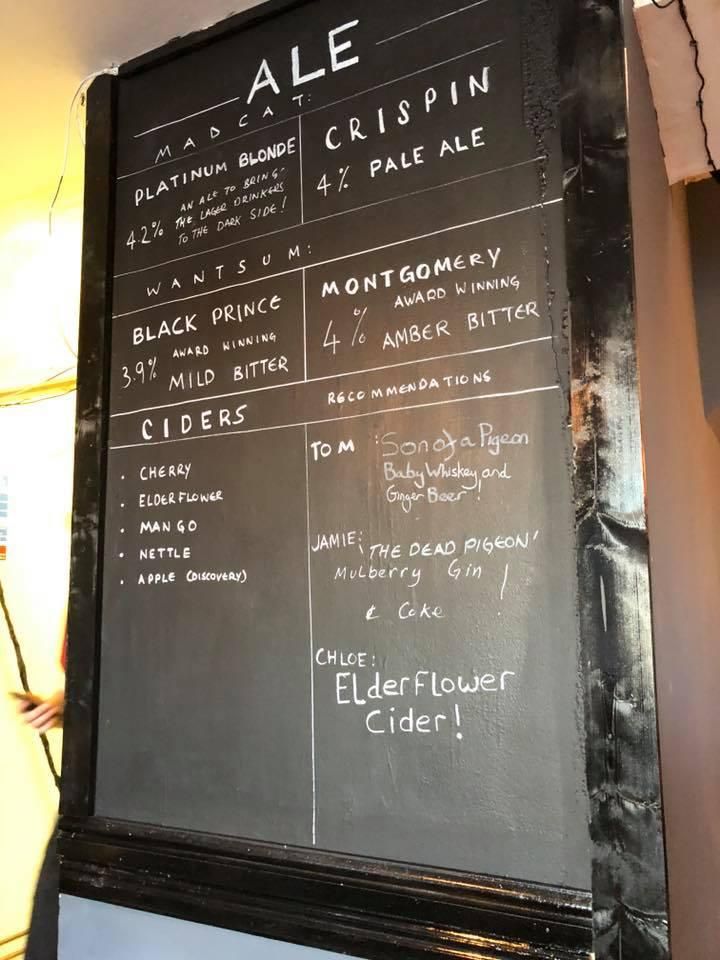 Beer board when cask was sold. (Bar). Published on 20-10-2018