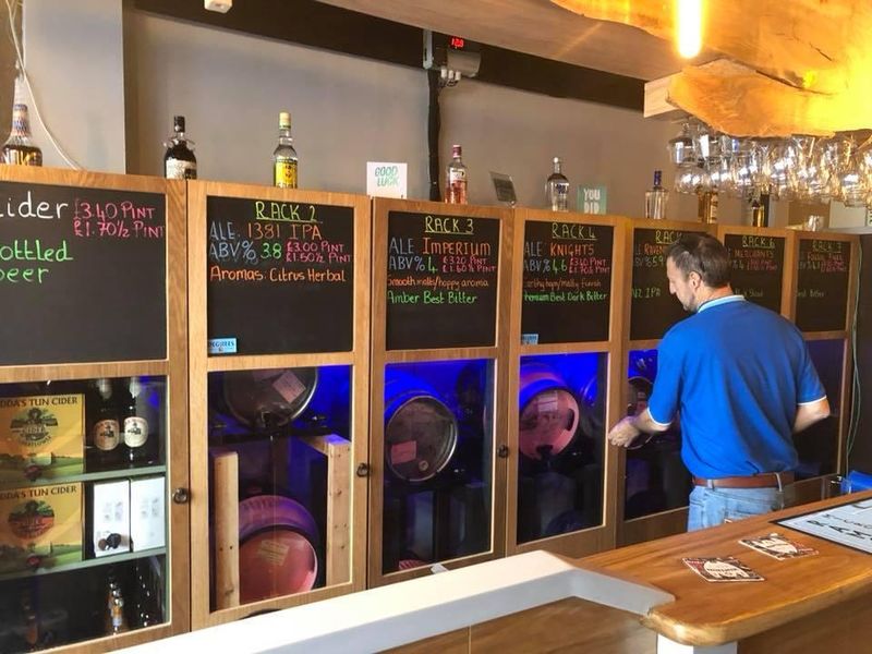 The chilled cask cabinets. (Bar). Published on 18-09-2018