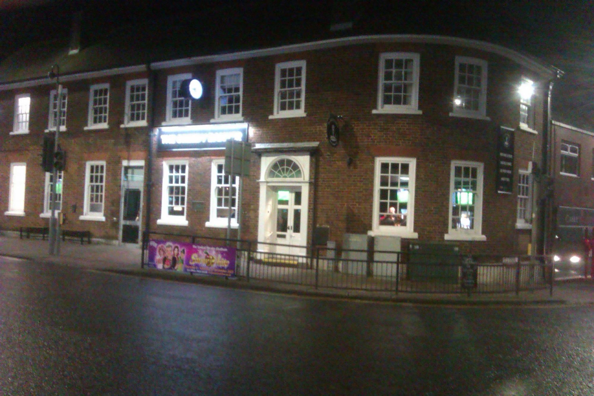 Exterior from street at night. (Pub, External, Sign, Key). Published on 24-11-2022