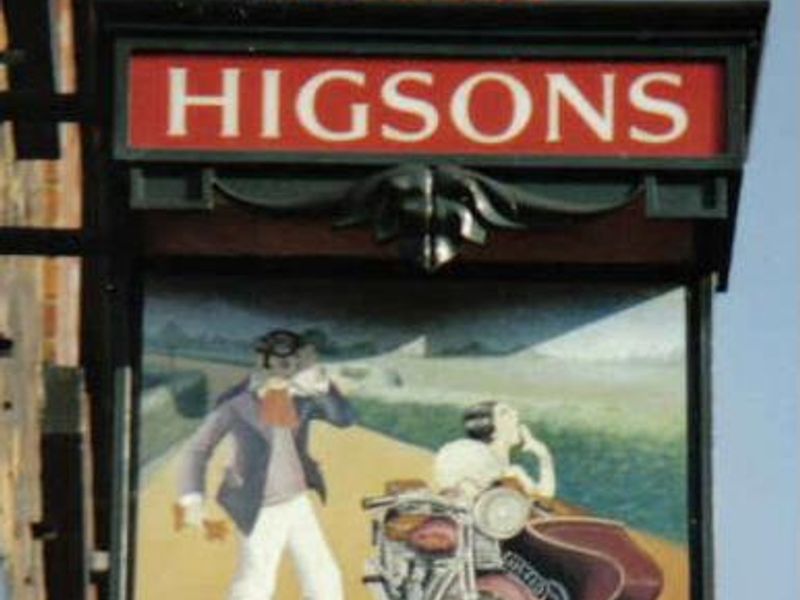 Old Higsons sign. Published on 08-06-2016