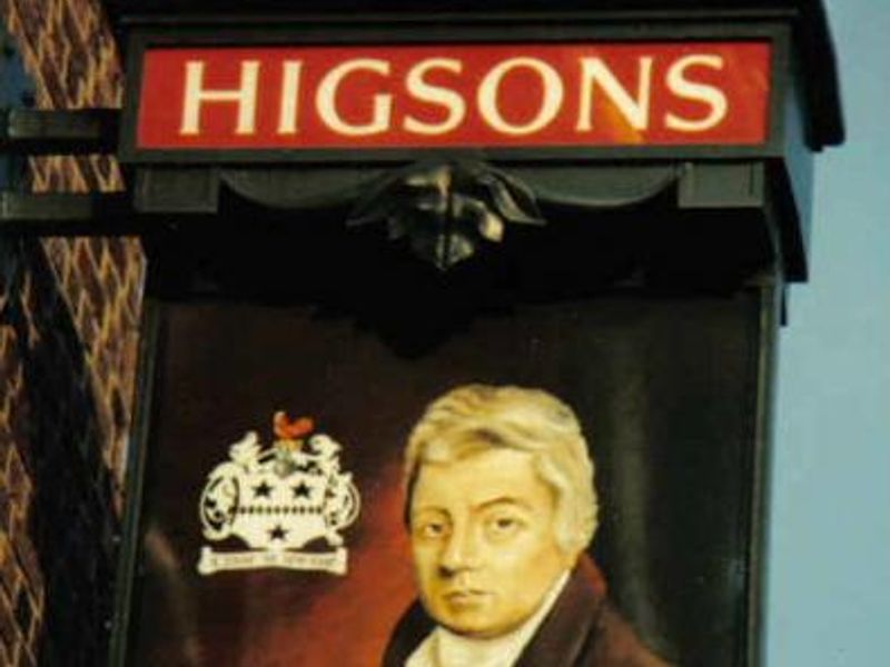 Old Higsons sign. Published on 08-06-2016