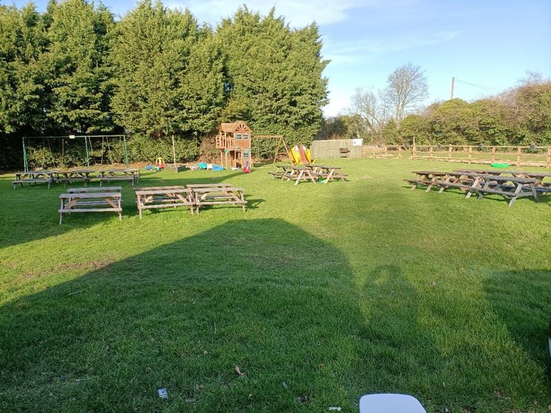 Outside seating and childrens play area. (Pub, External, Garden). Published on 02-03-2022
