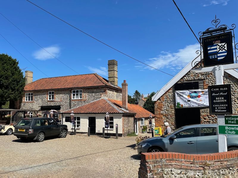 Vernon Arms at Southrepps. (Pub, External, Key). Published on 01-07-2022