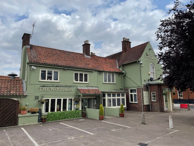 Woodman at Old Catton. (Pub, External, Key). Published on 01-07-2022