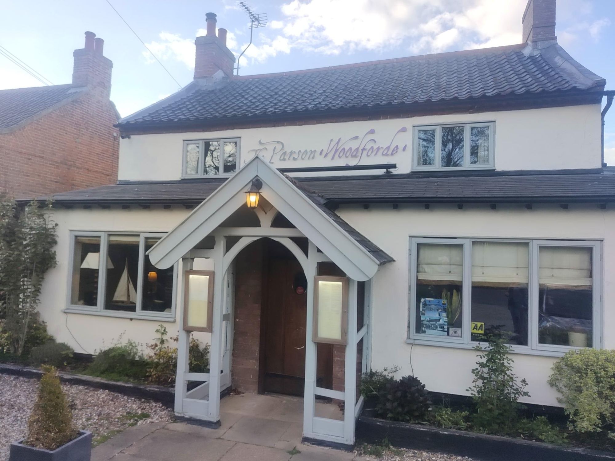Parson Woodforde at Weston Longville. (Pub, External, Key). Published on 01-04-2025